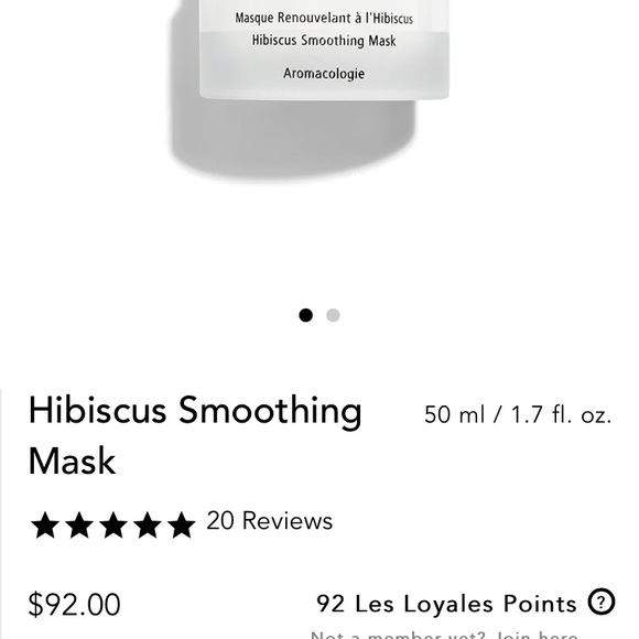 Chantecaille Hibiscus Smoothing Mask - Picture 3 of 3